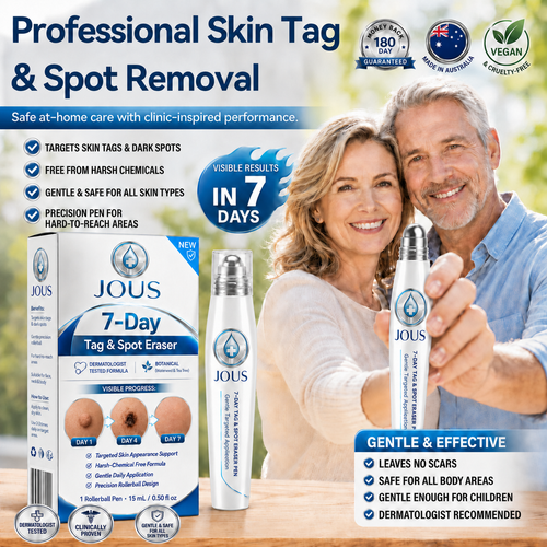 JOUS®💣𝟕-𝐃𝒂𝘆 𝐒𝗸𝐢𝐧 𝐓𝒂𝗴 & 𝐒𝐩𝙤𝐭 𝐄𝐫𝒂𝐬𝙚𝐫 Painless & Scar-Free Advanced Imperfection Removal Rollerball Pen
